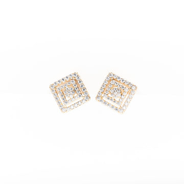 Aretes De Rombo Strass