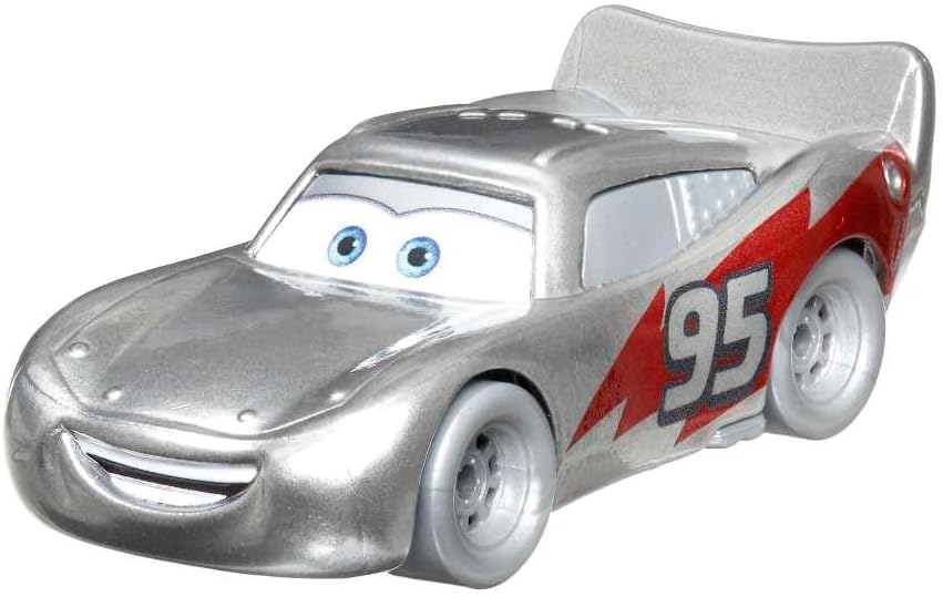 Disney 100 Cars Edicion Especial Plateado 5 Piezas