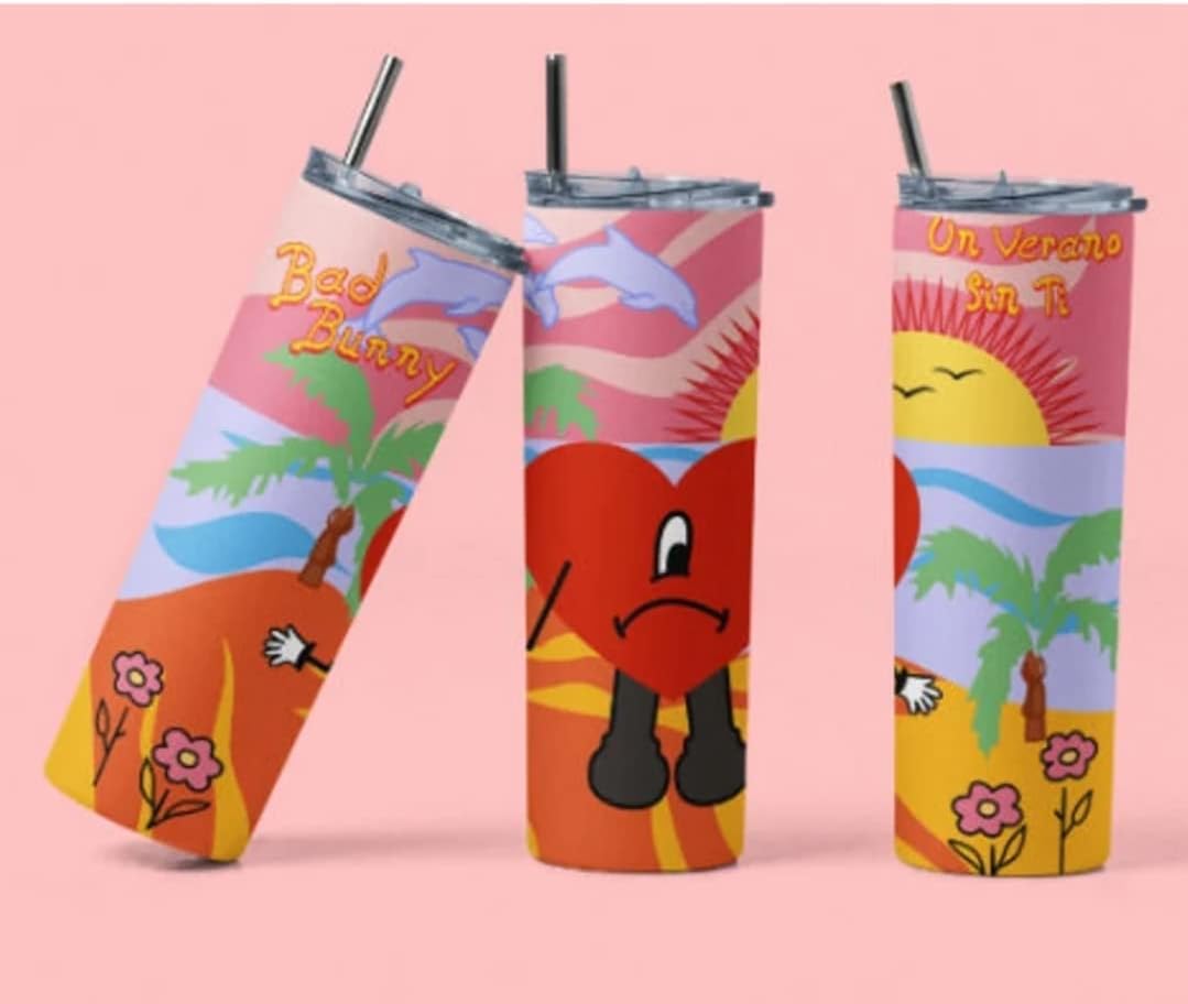 Bad Bunny Termo 20 oz Verano Sin Ti