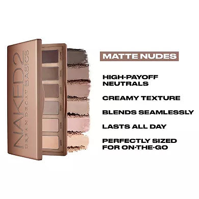 Urban Decay Naked2 Basics Paleta de Sombras Mate