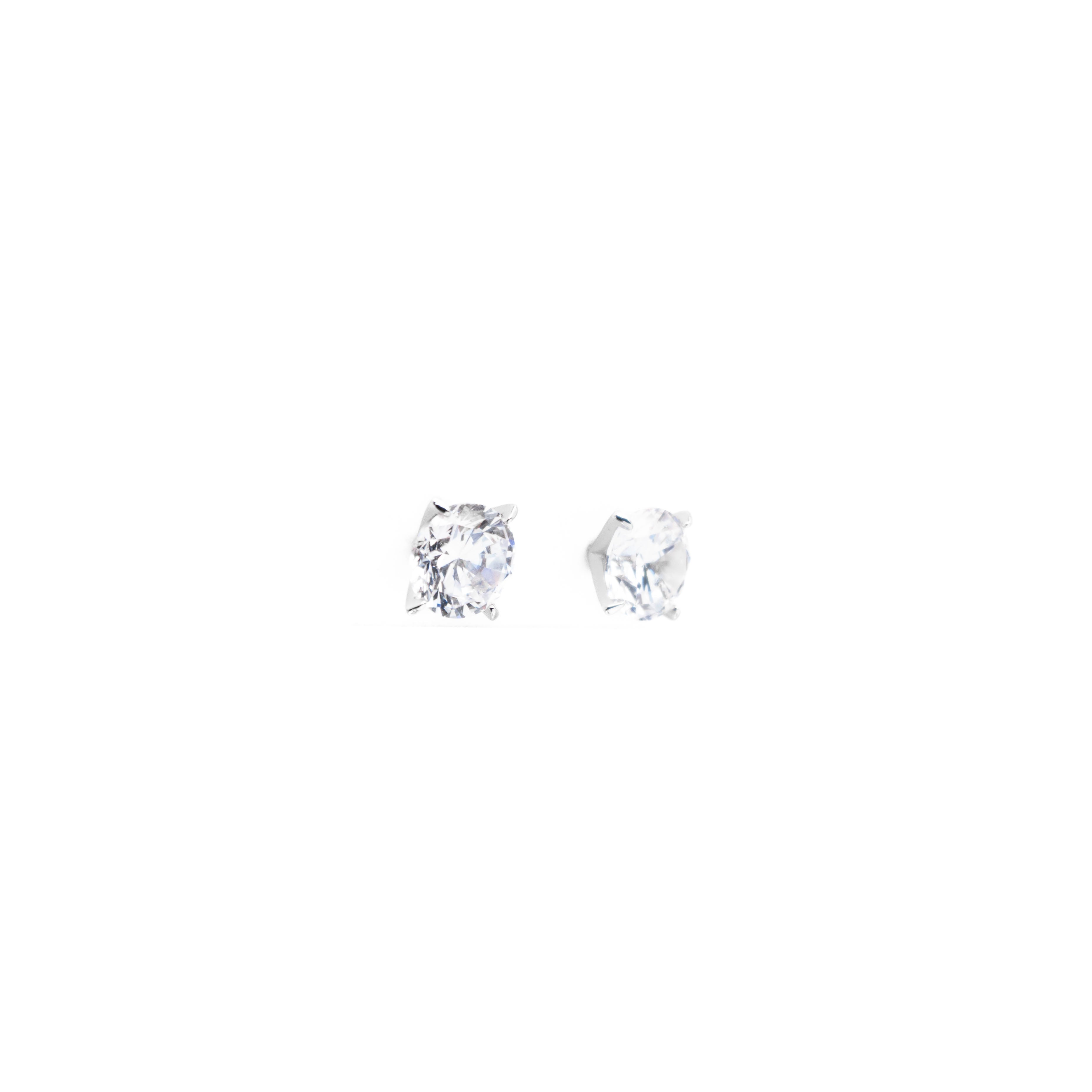 Aretes De Cubic Zirconia Medianos