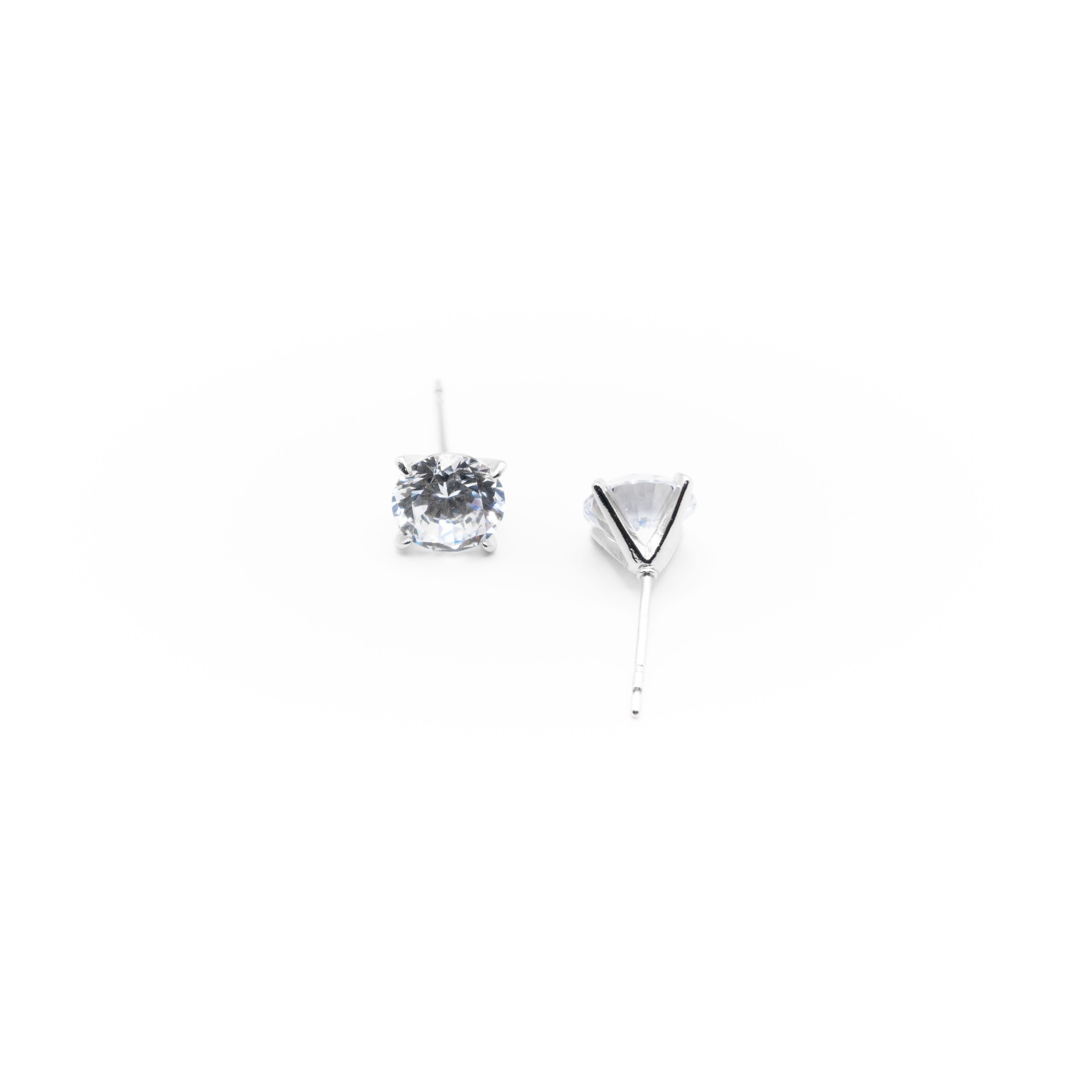 Aretes De Cubic Zirconia Medianos