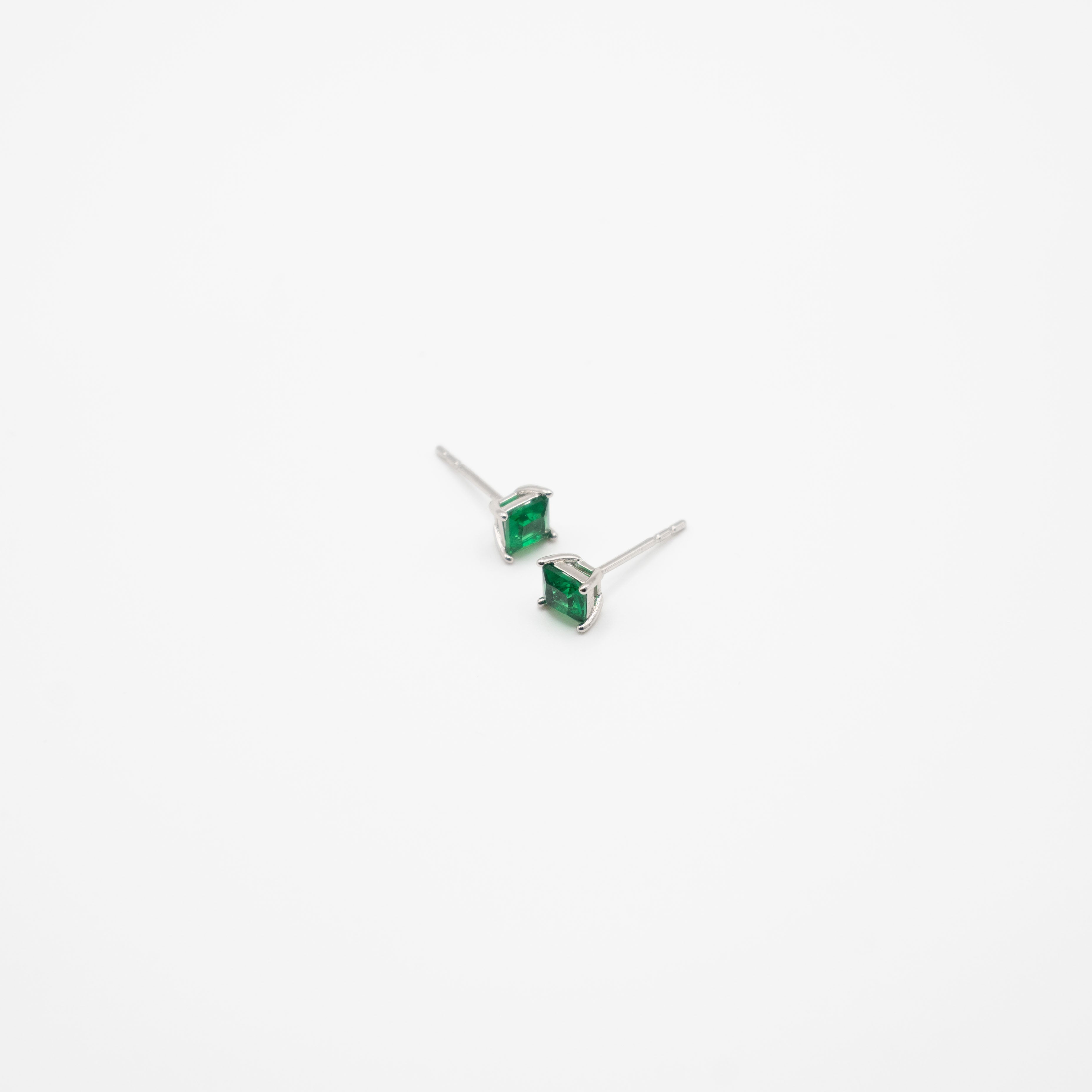 Aretes de Circonia Verde