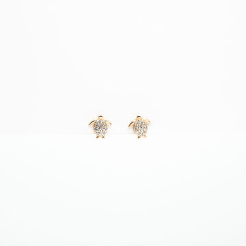 Aretes De Tortuga Strass