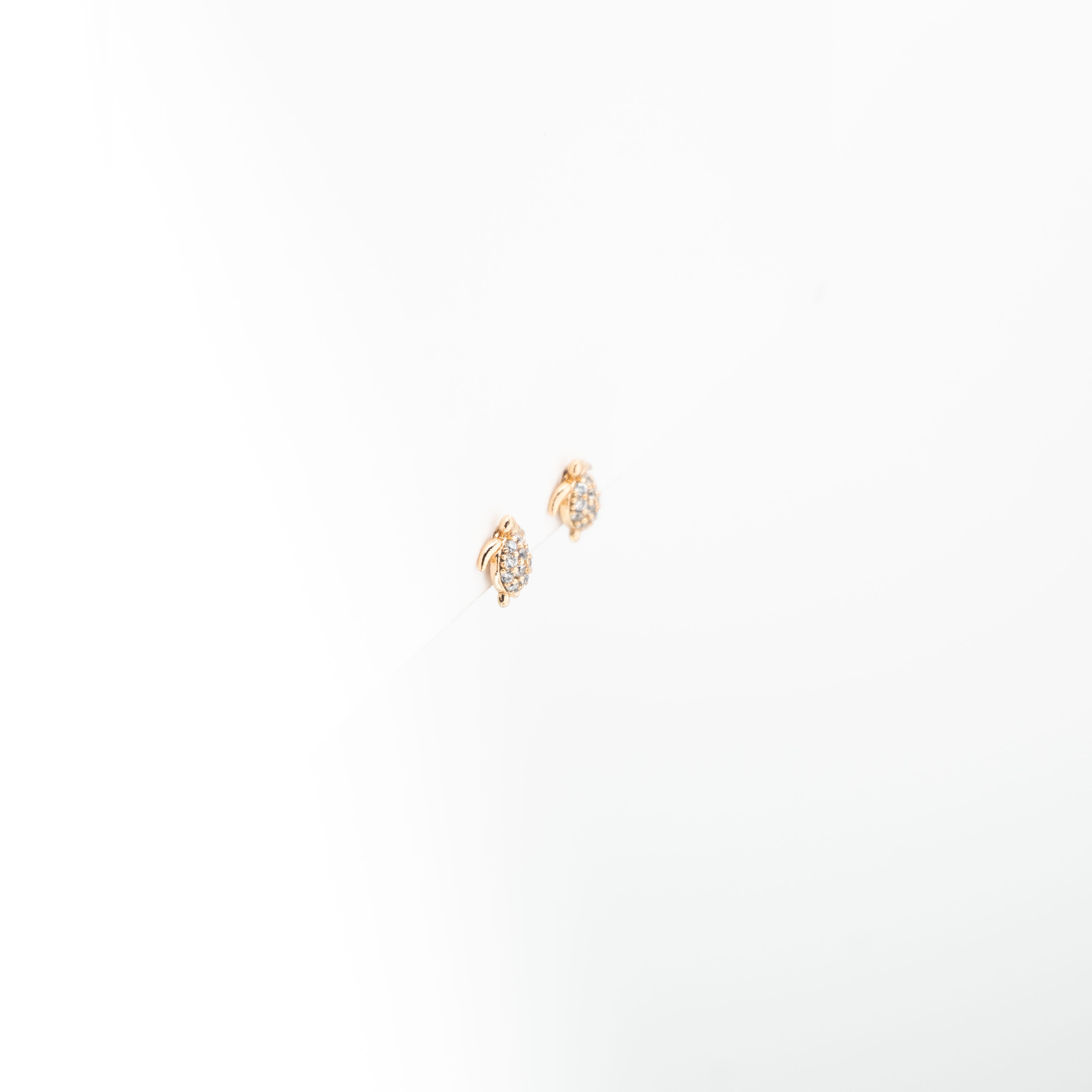 Aretes De Tortuga Strass