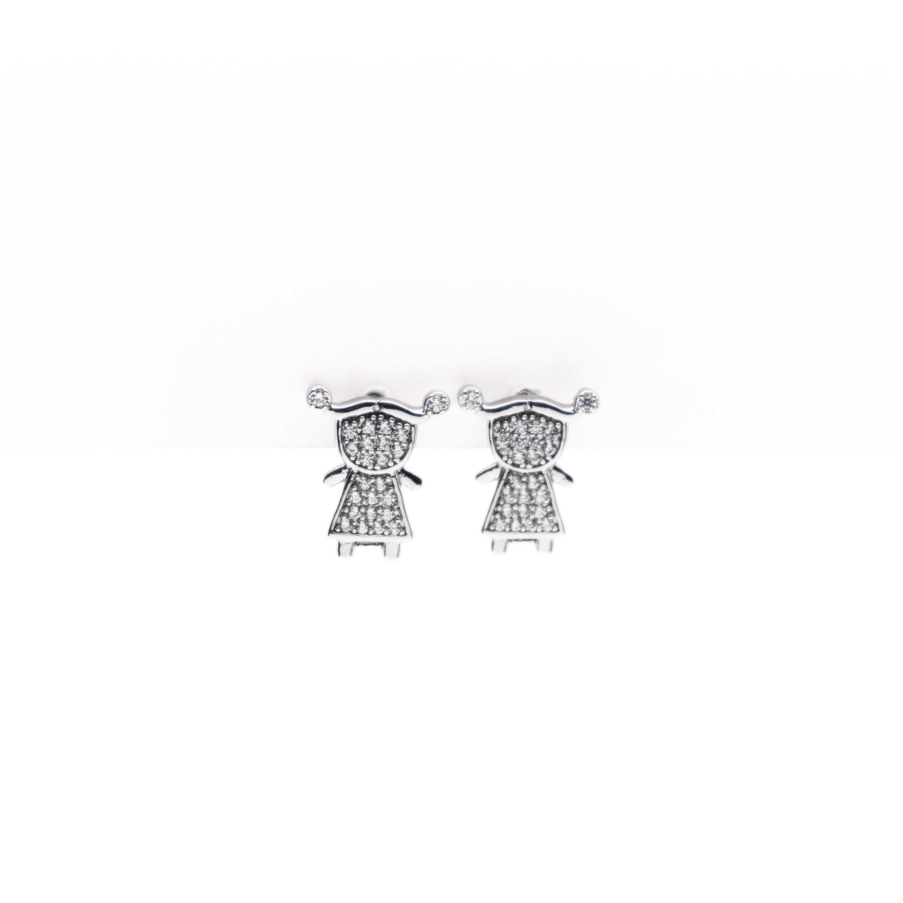 Aretes Charm Niña Strass