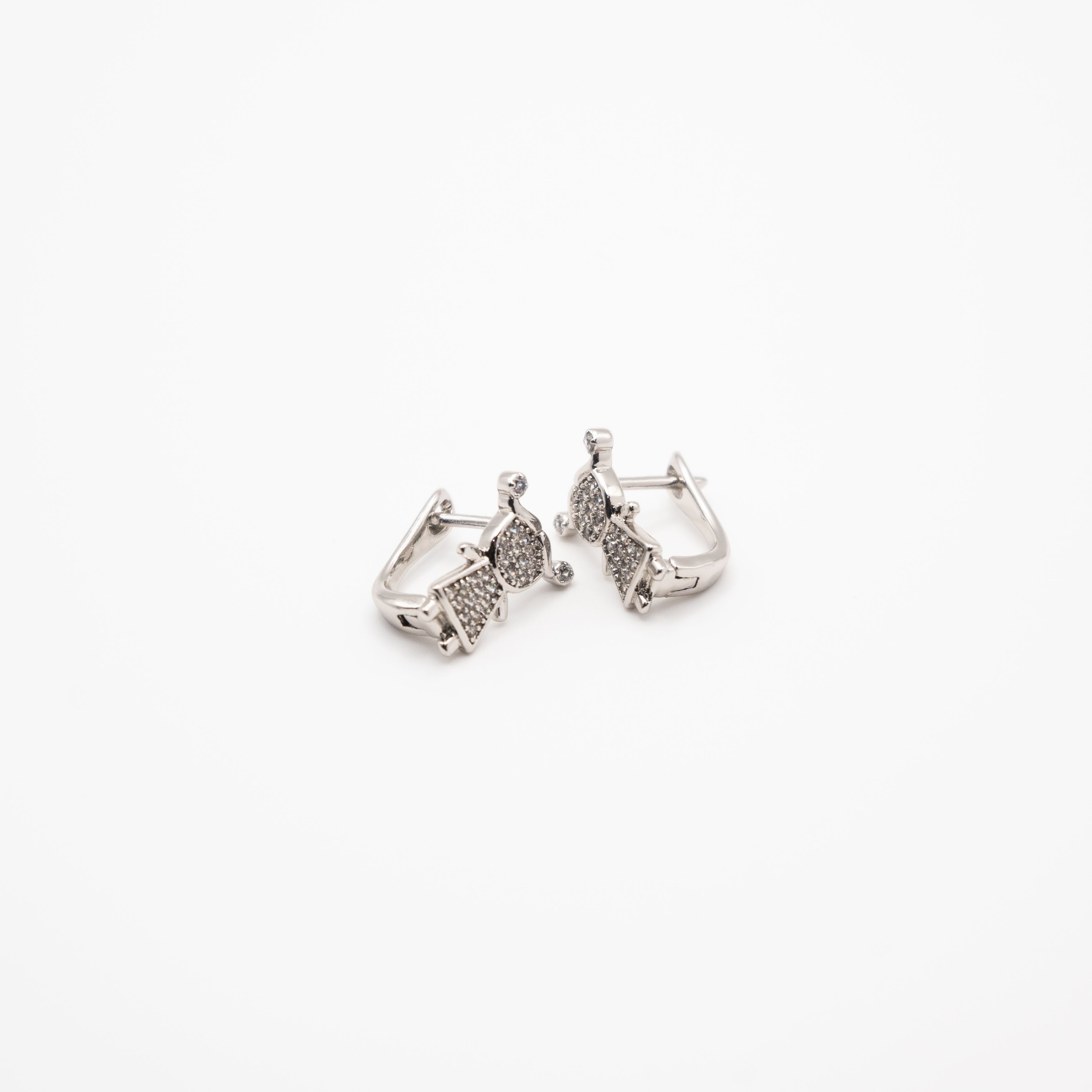 Aretes Charm Niña Strass