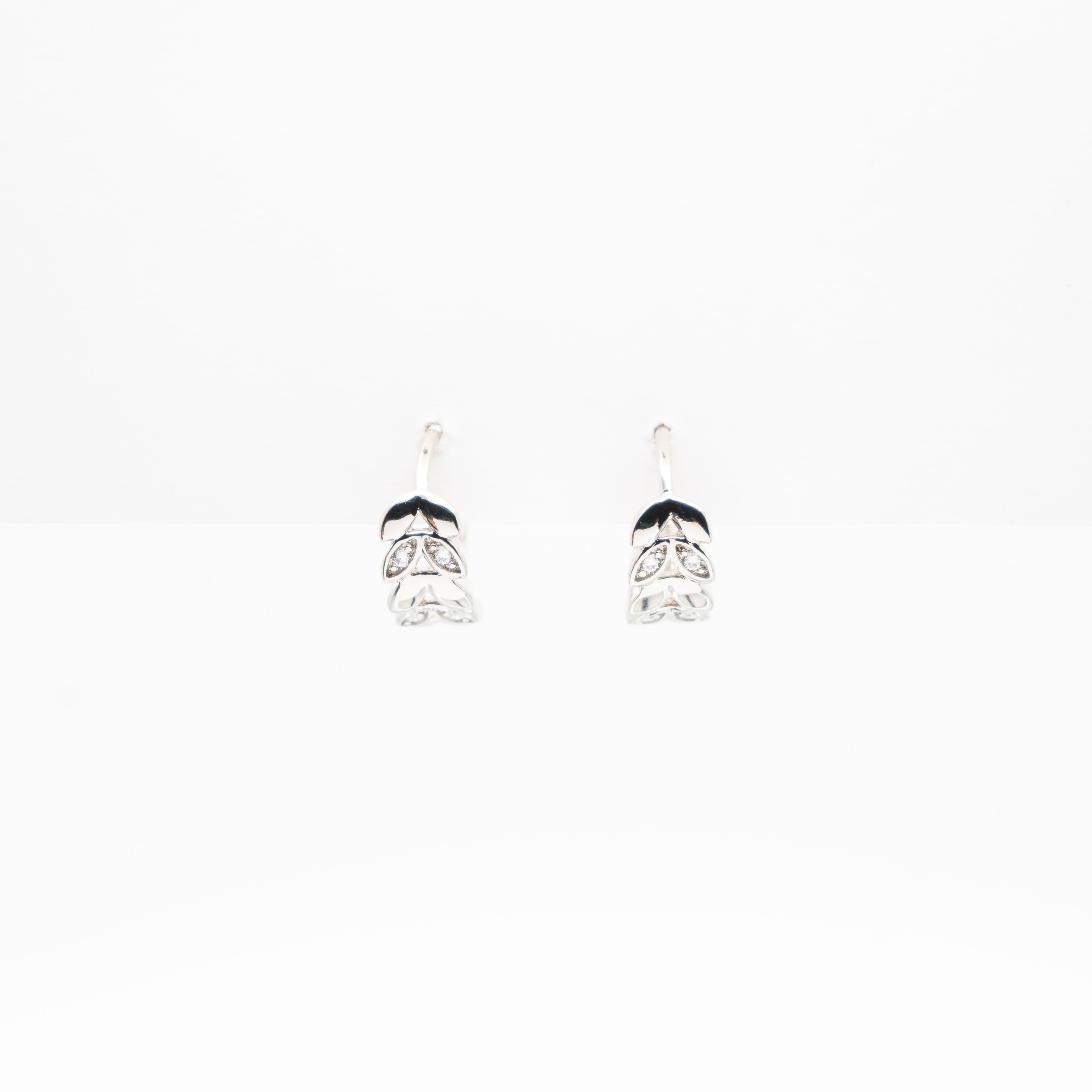 Aretes Laureles Strass
