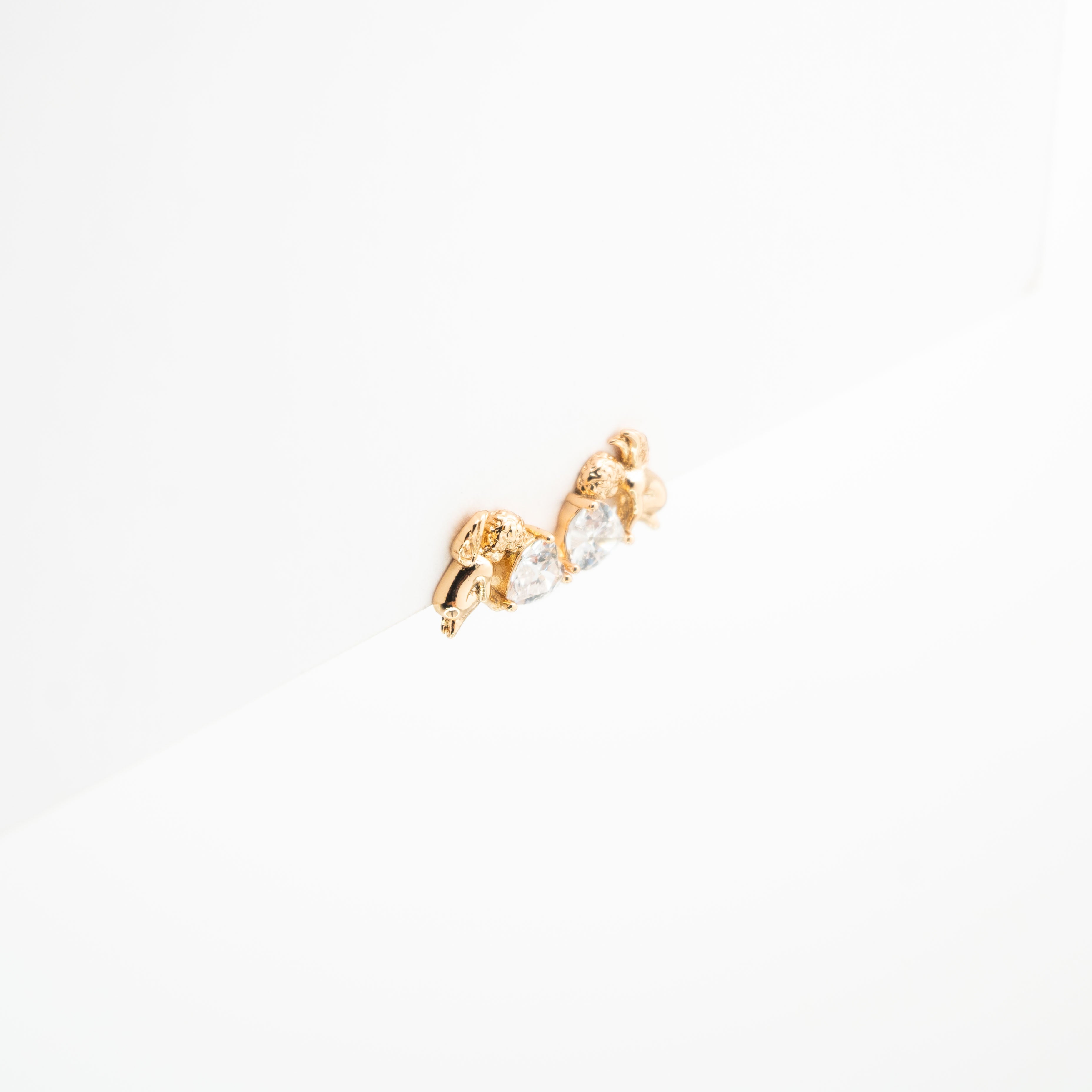Aretes De Ángeles Con Corazón
