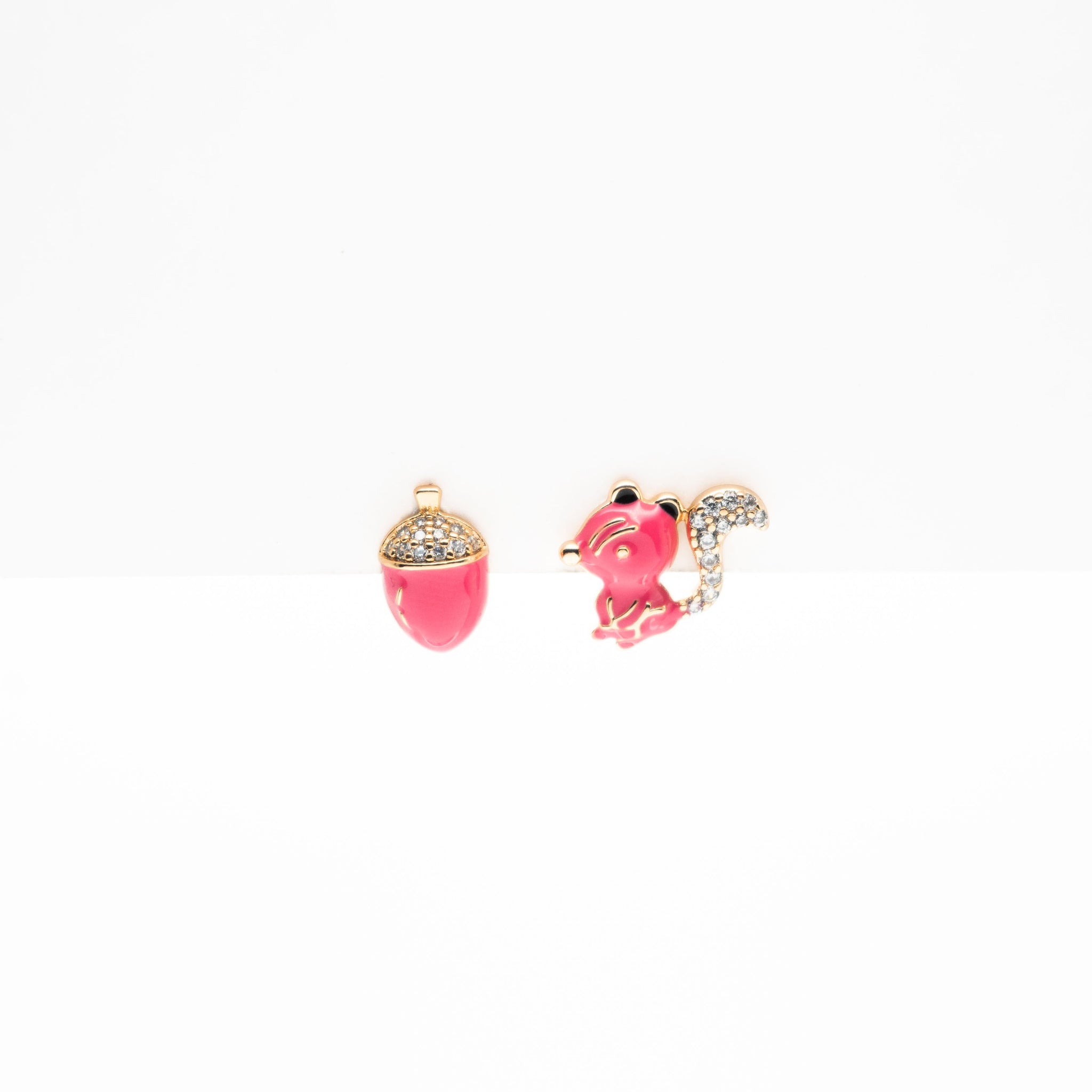 Aretes De Ardilla Y Bellota