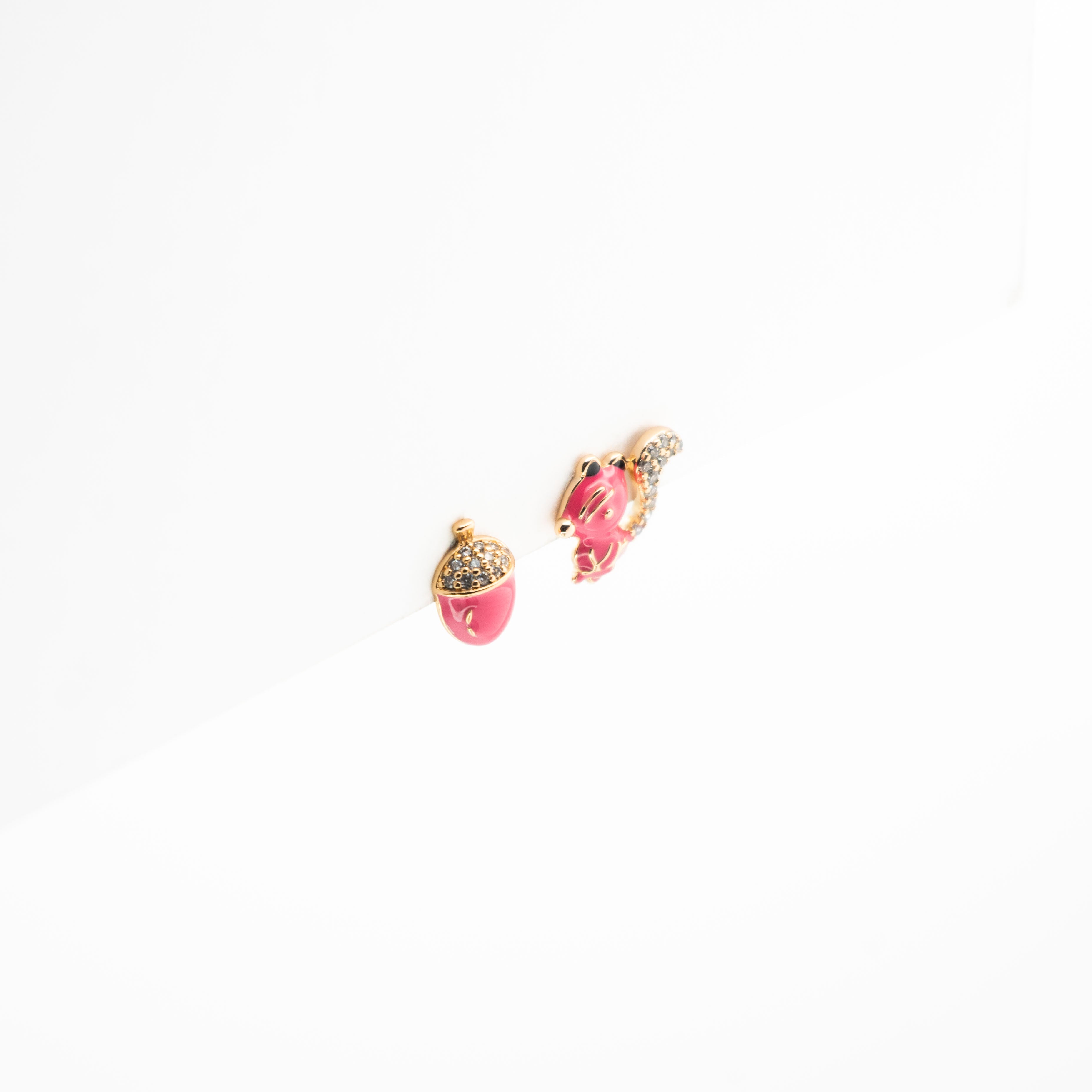 Aretes De Ardilla Y Bellota