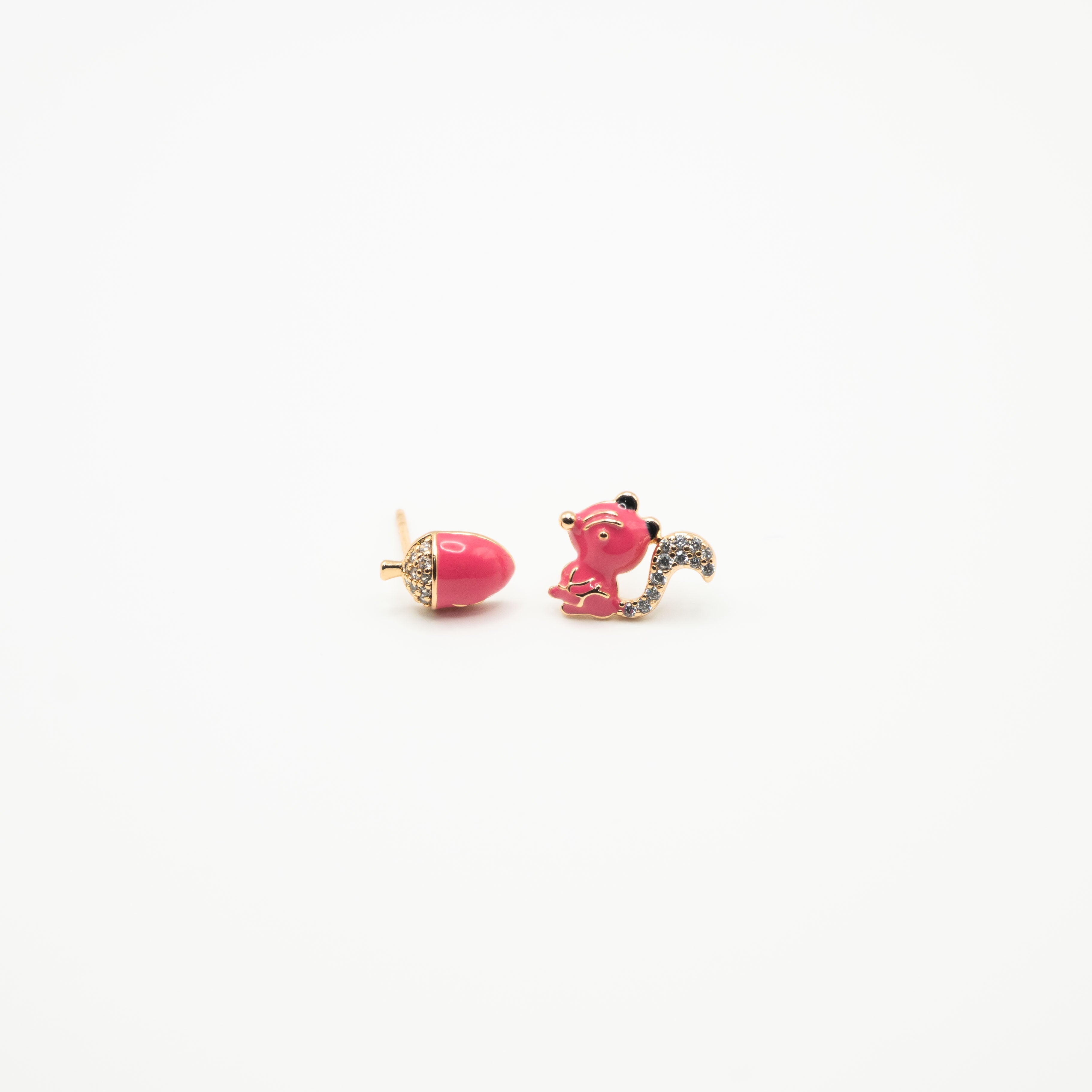 Aretes De Ardilla Y Bellota