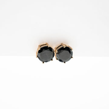 Aretes Circonia Negro