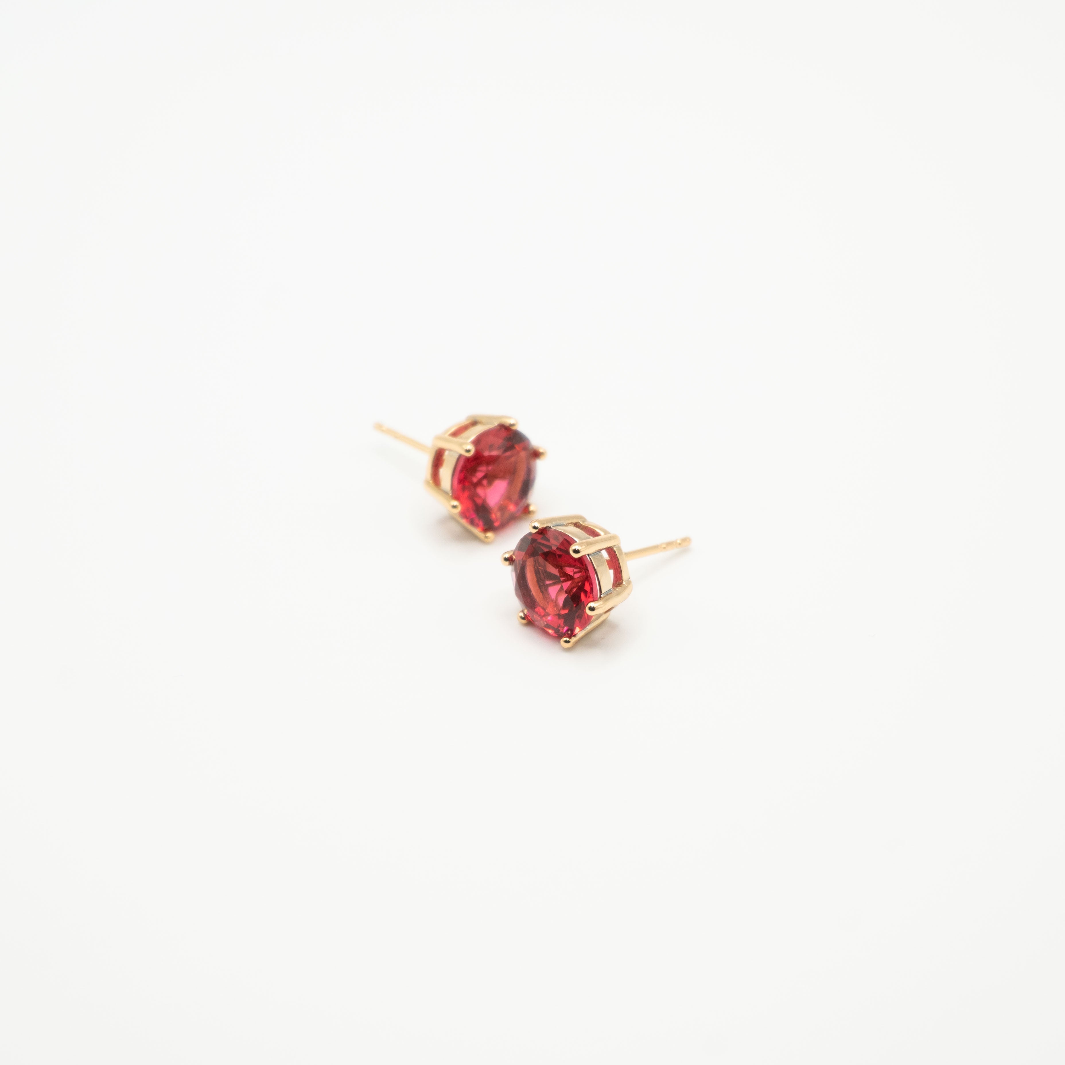 Aretes Circonia Rojo