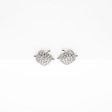 Aretes De Manzana Con Strass