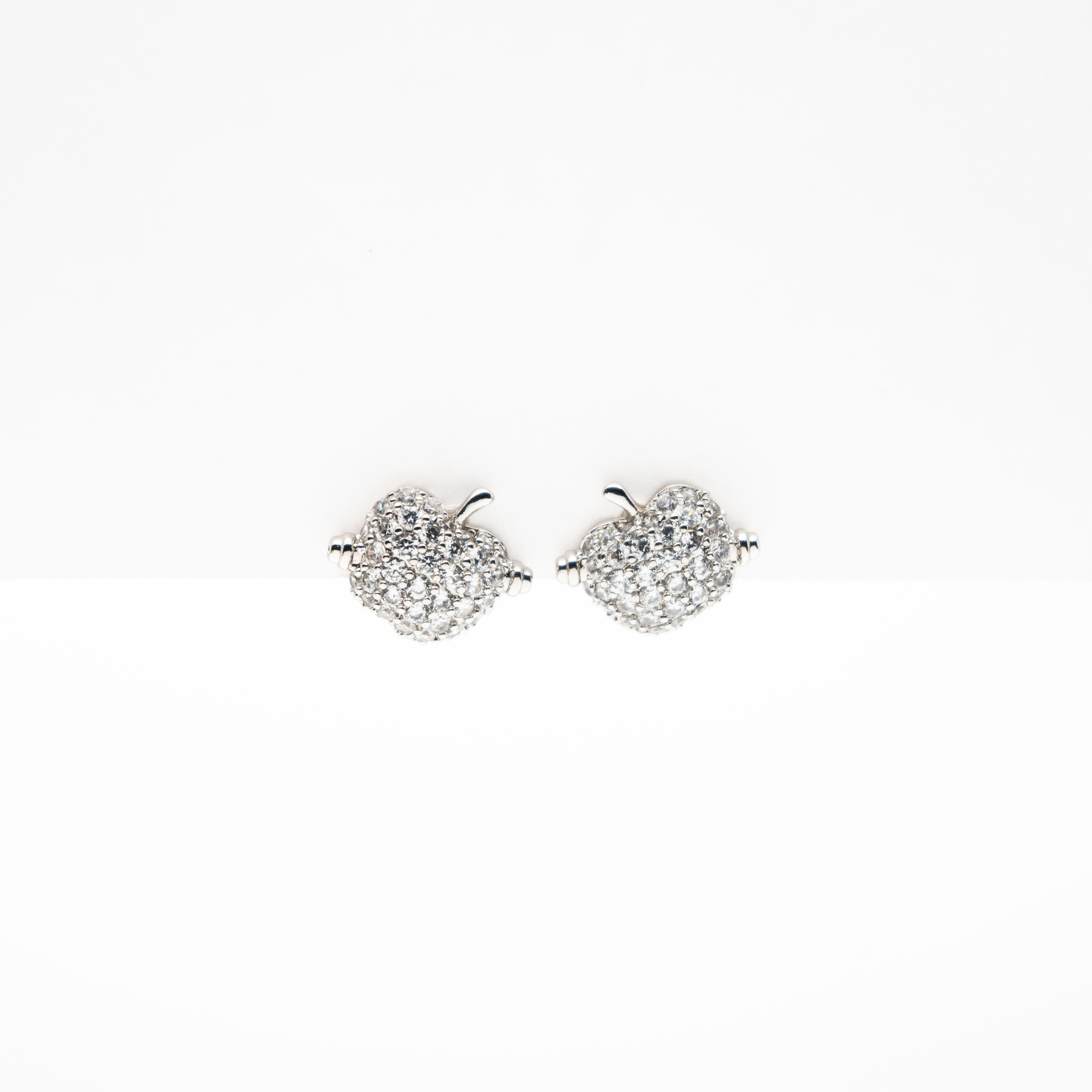 Aretes De Manzana Con Strass