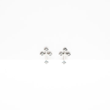 Aretes De Cruz Con Circonias