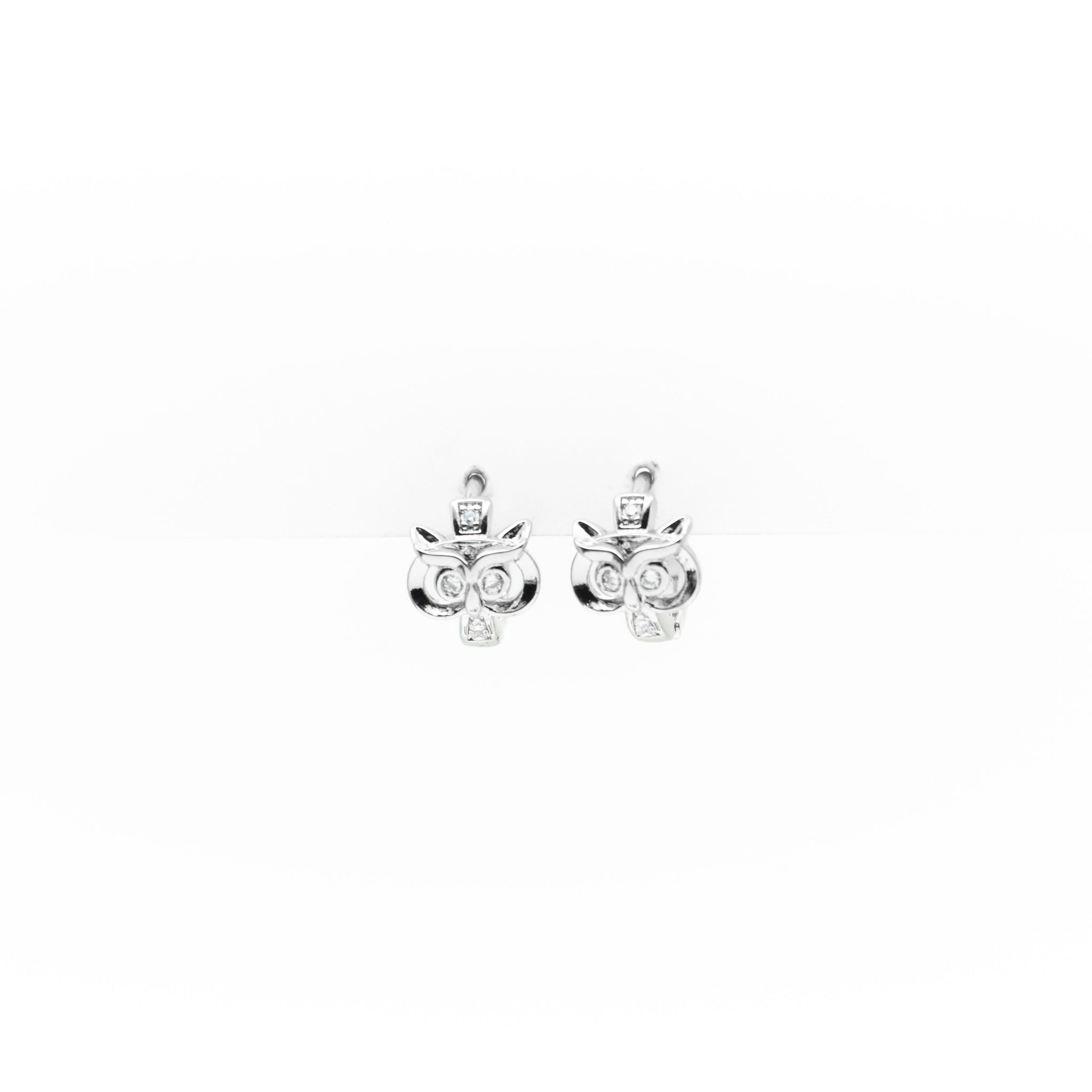 Aretes De Buho Con Strass