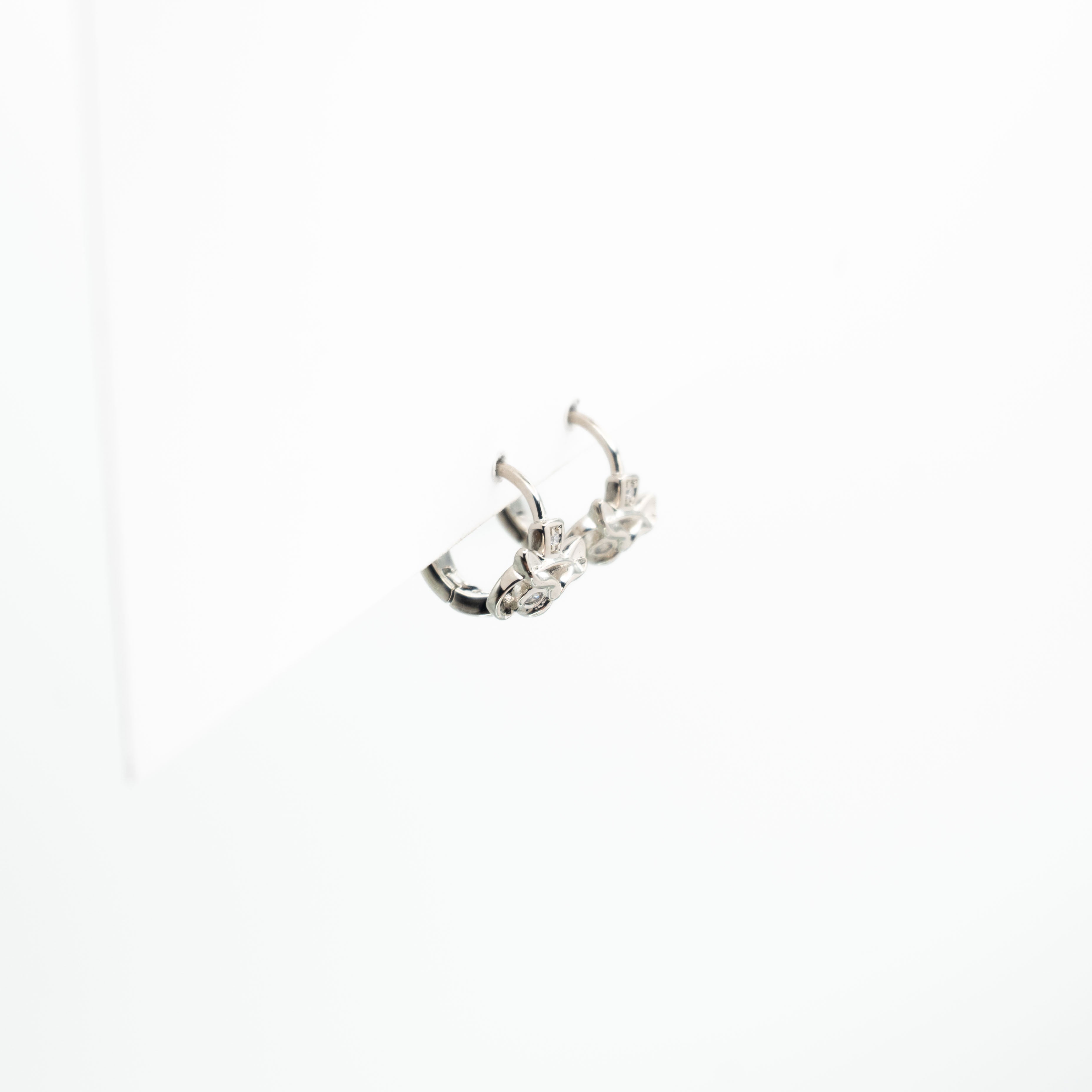 Aretes De Buho Con Strass