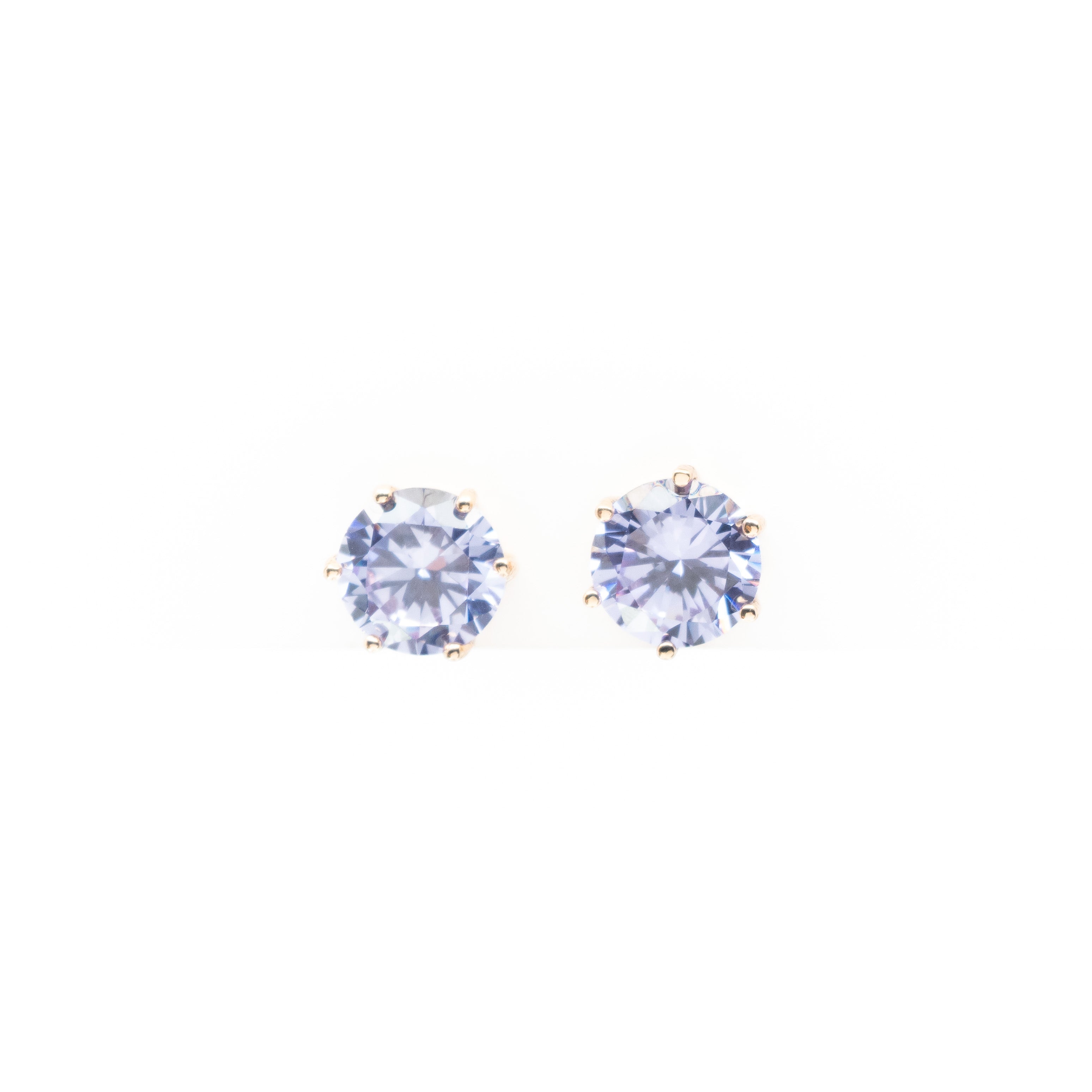 Aretes De Circonia Grande Morada