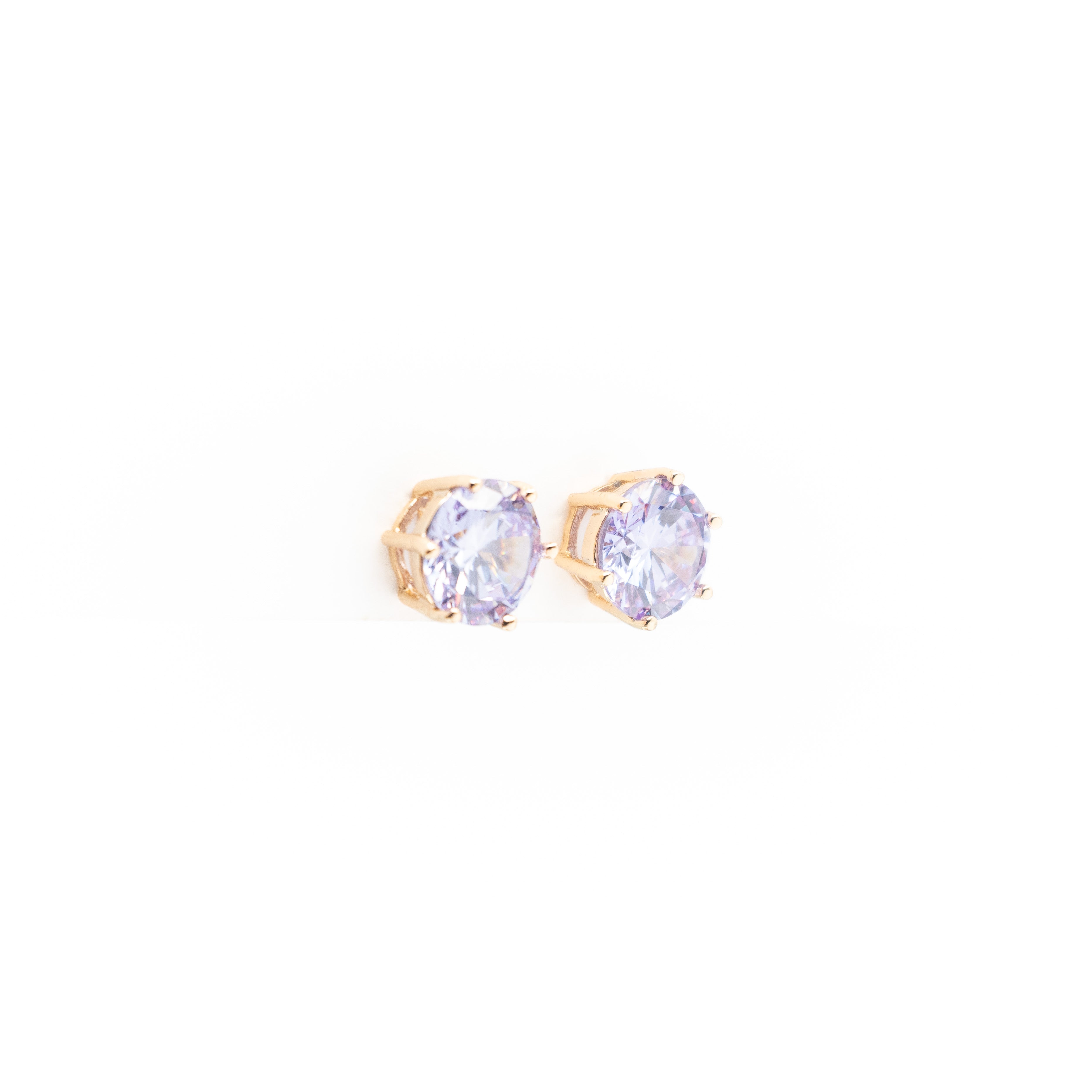 Aretes De Circonia Grande Morada