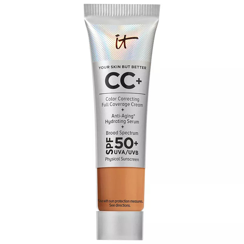 IT Cosmetics CC+ Cream Base de Maquillaje de Cobertura Total con Corrección de Color y SPF 50+