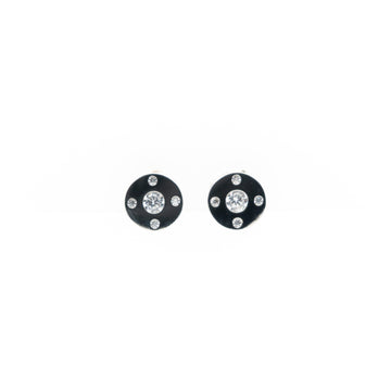 Aretes Disco Con Circonia