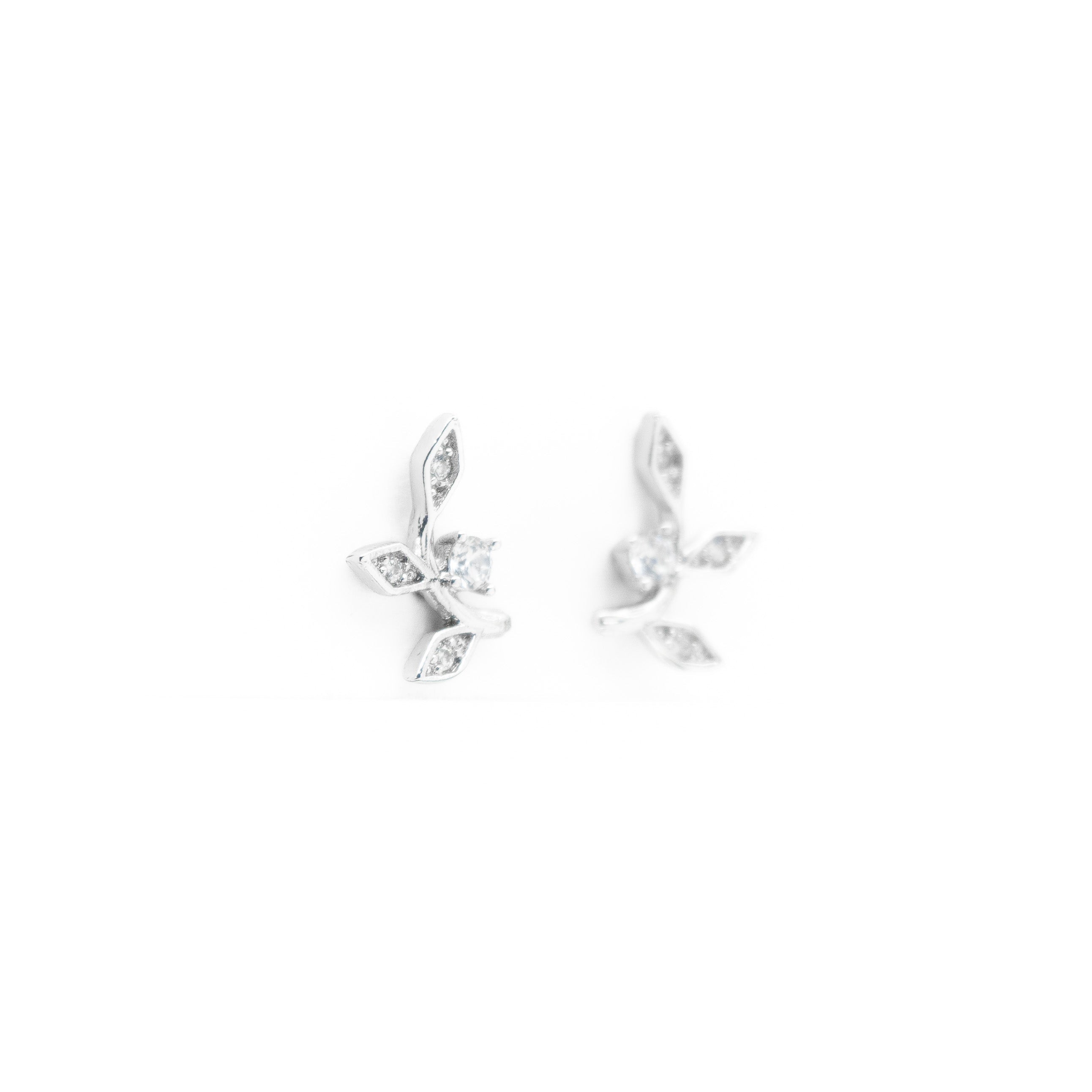 Aretes De Rama Strass