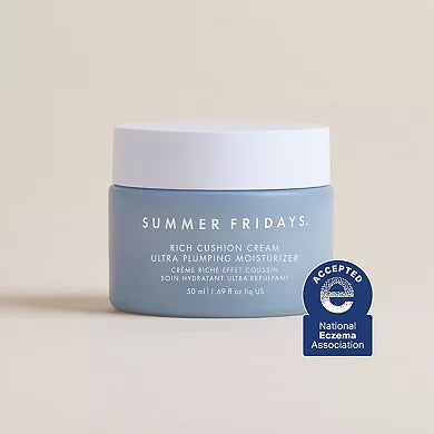 Summer Fridays Rich Cushion Cream Ultra Plumping Moisturizer Crema ultra nutritiva y rellenadora para una hidratación intensa