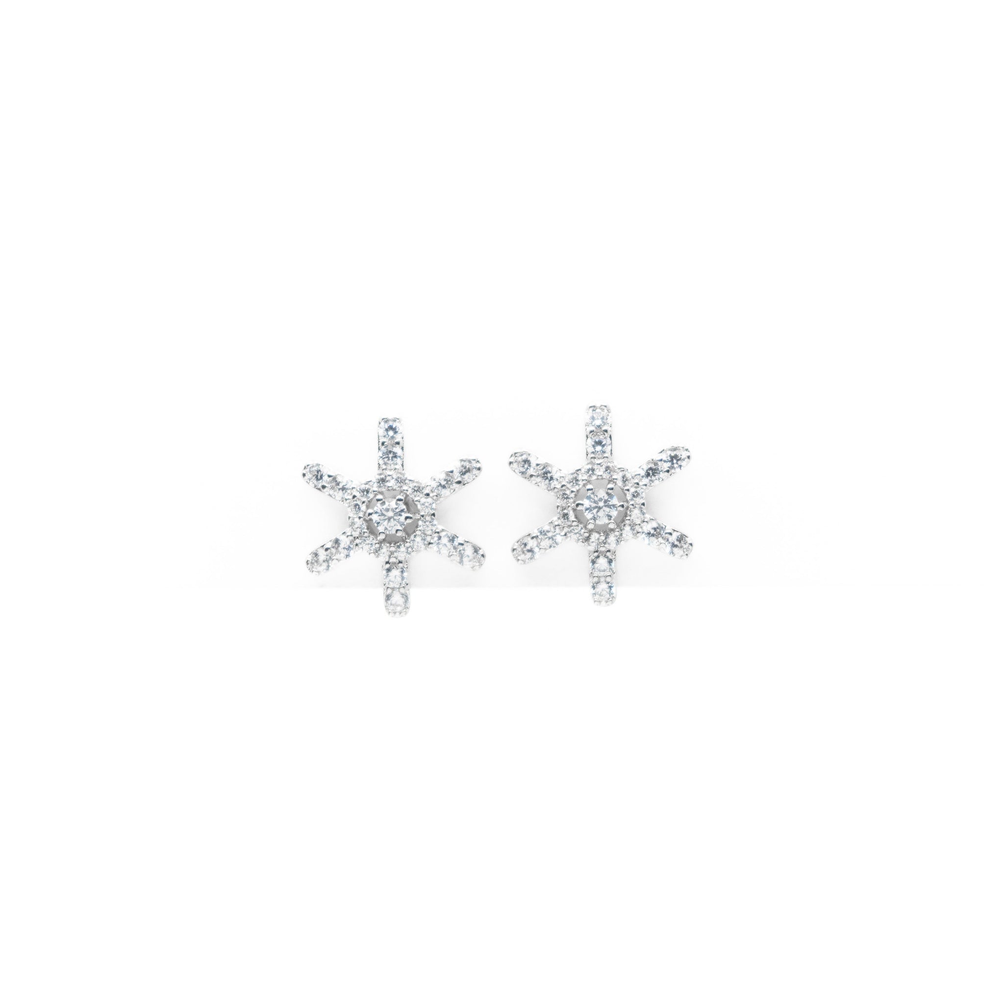 Aretes De Estrella Con Strass