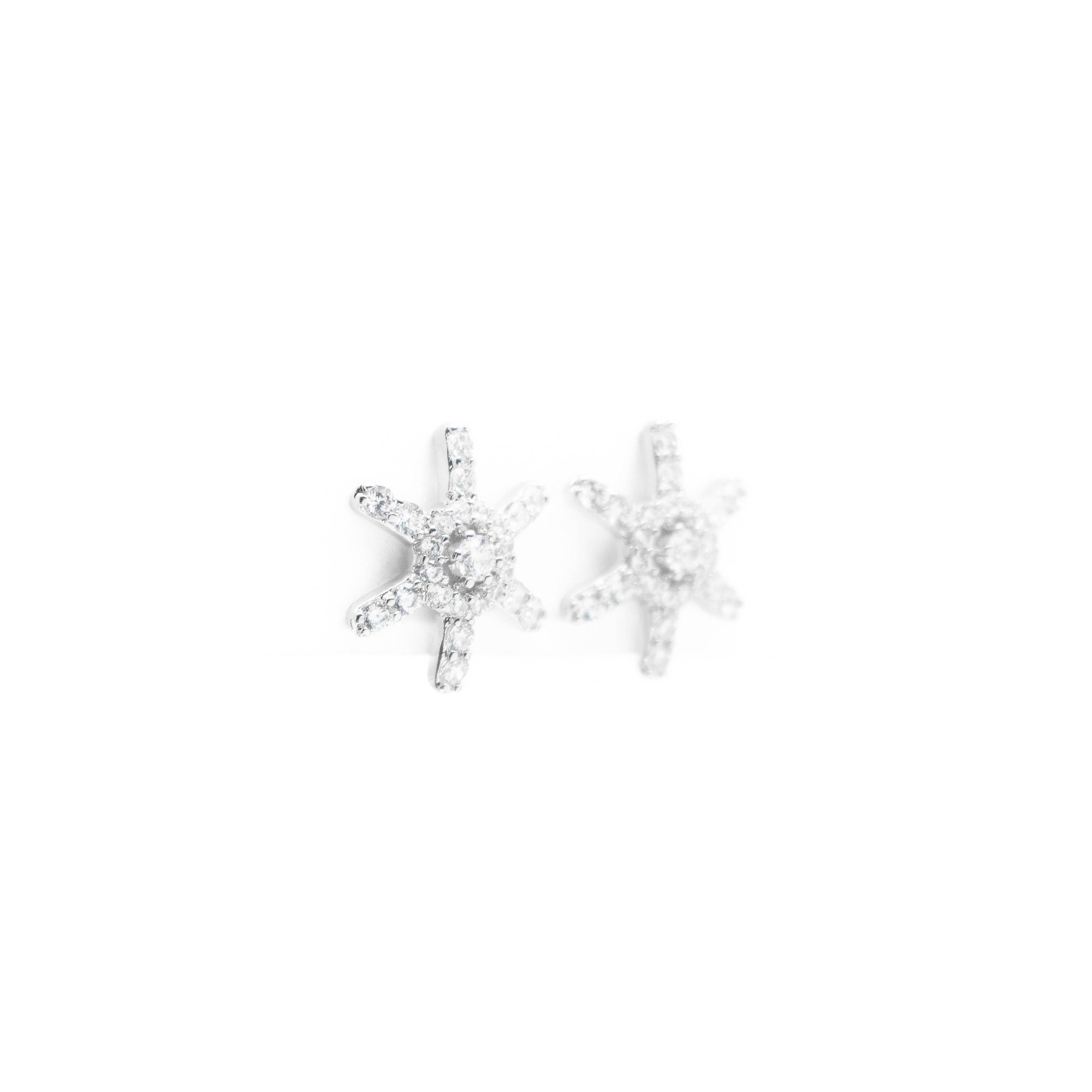 Aretes De Estrella Con Strass