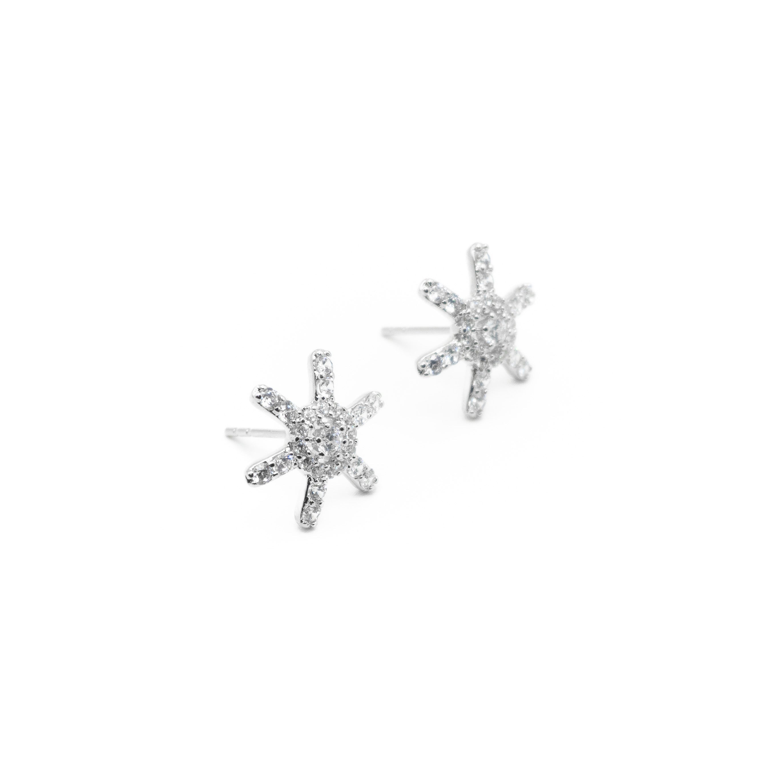 Aretes De Estrella Con Strass