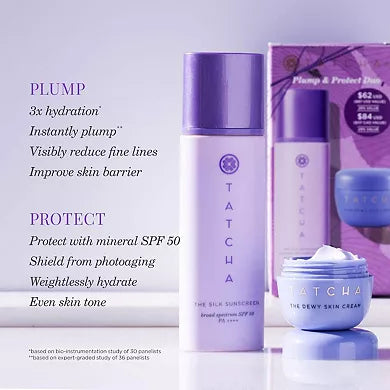 Tatcha Plump + Protect SPF 50 Hydration + Sunscreen Duo