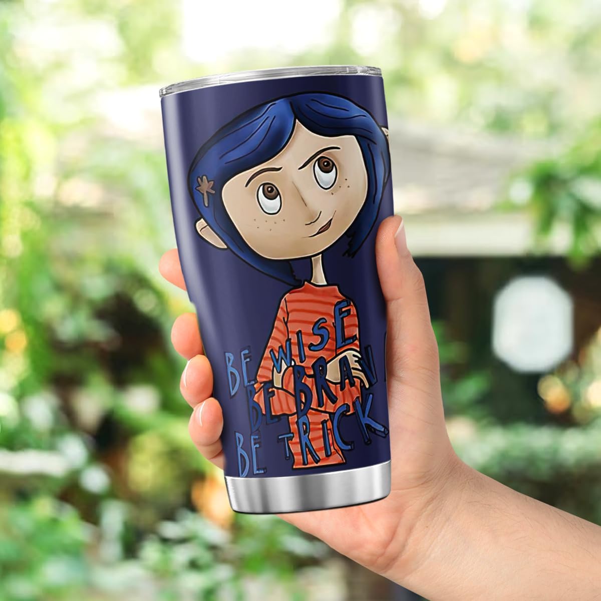 Coraline Termo De Viaje Azul