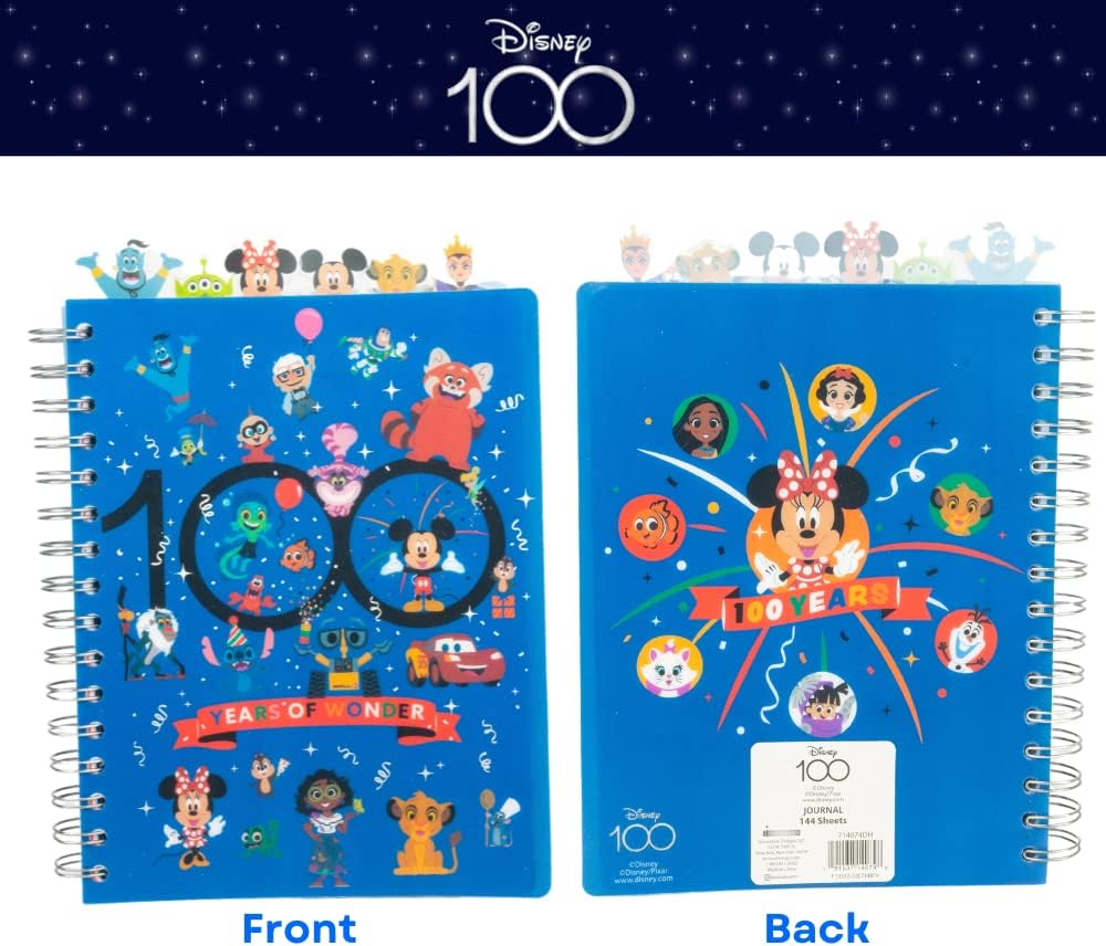 Cuaderno Disney 100 Años Con Separadores