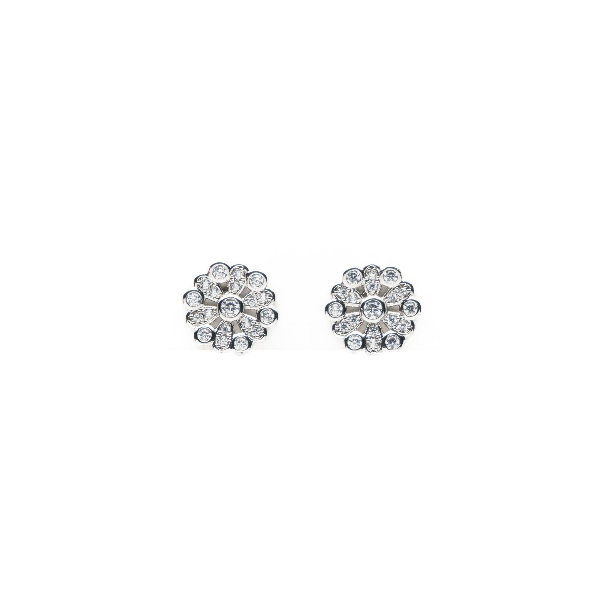 Aretes De Estrella Plateada
