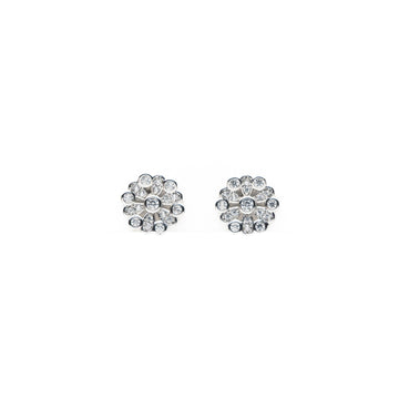 Aretes De Estrella Plateada