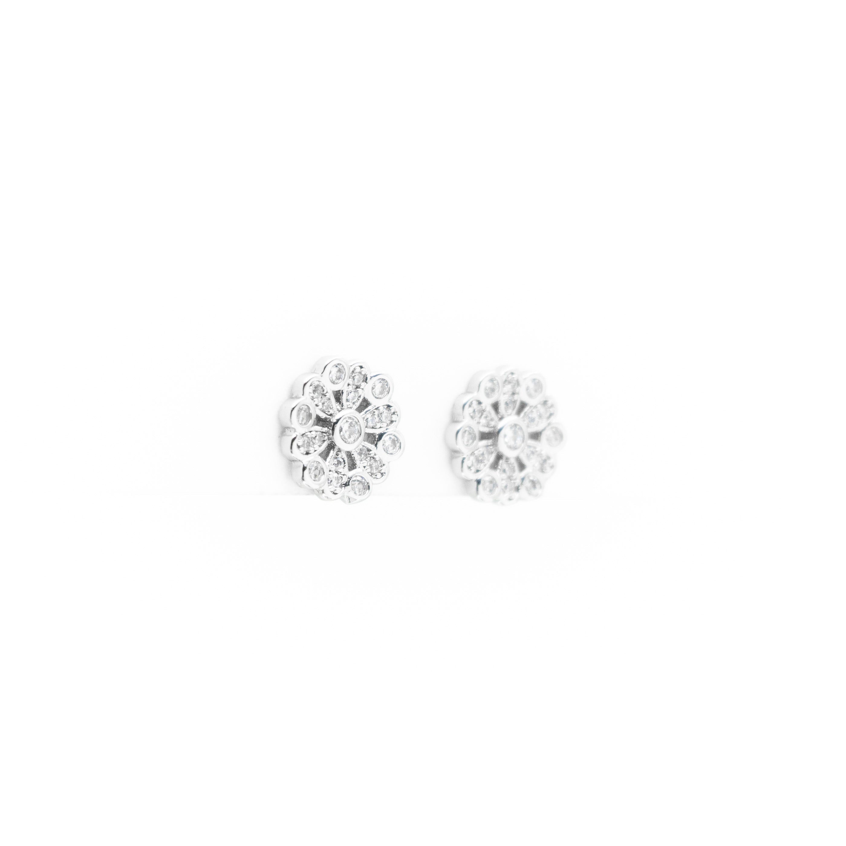 Aretes De Estrella Plateada