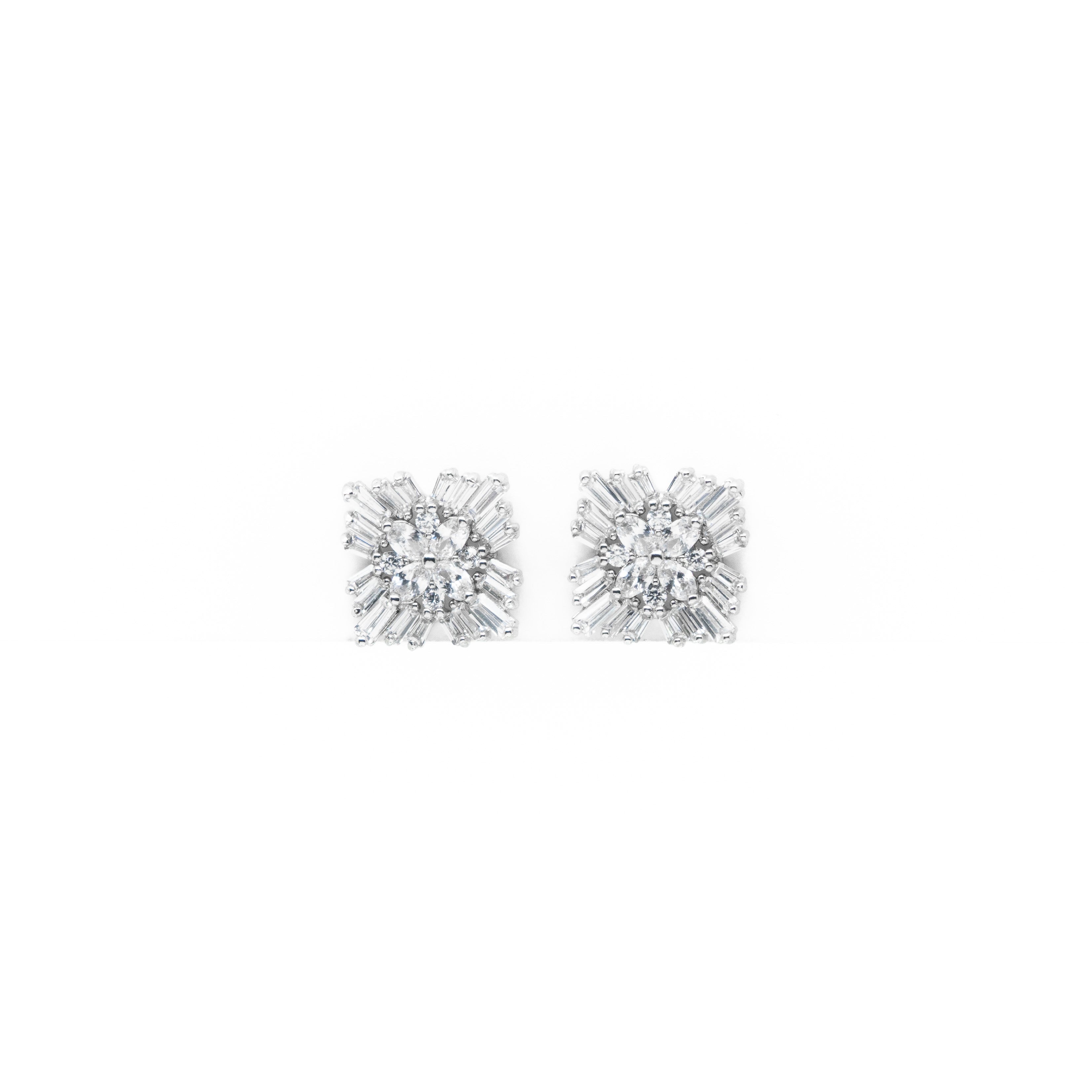 Aretes De Estrella Cuadrada