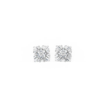Aretes De Estrella Cuadrada