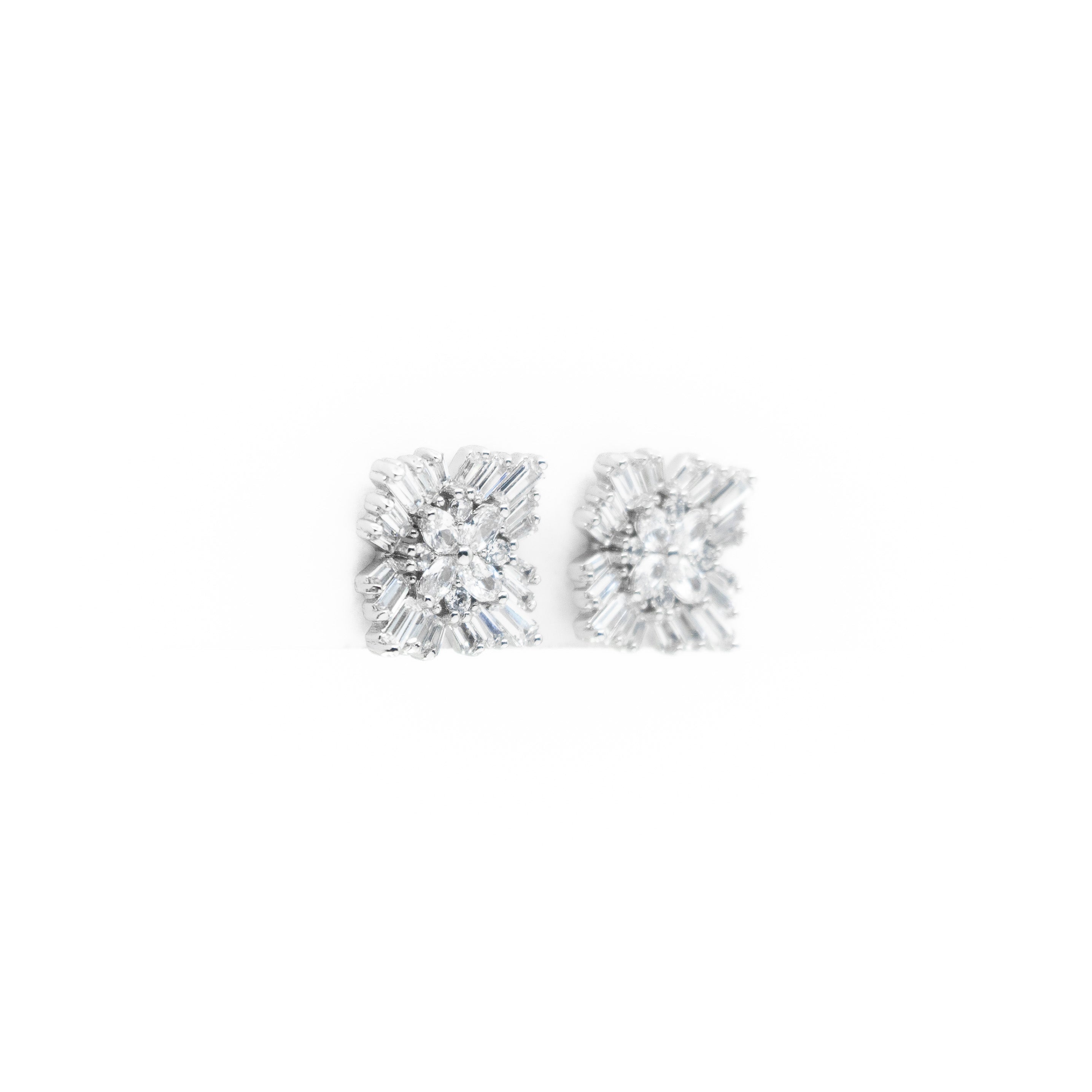 Aretes De Estrella Cuadrada