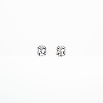 Aretes Cuadrados Con Strass