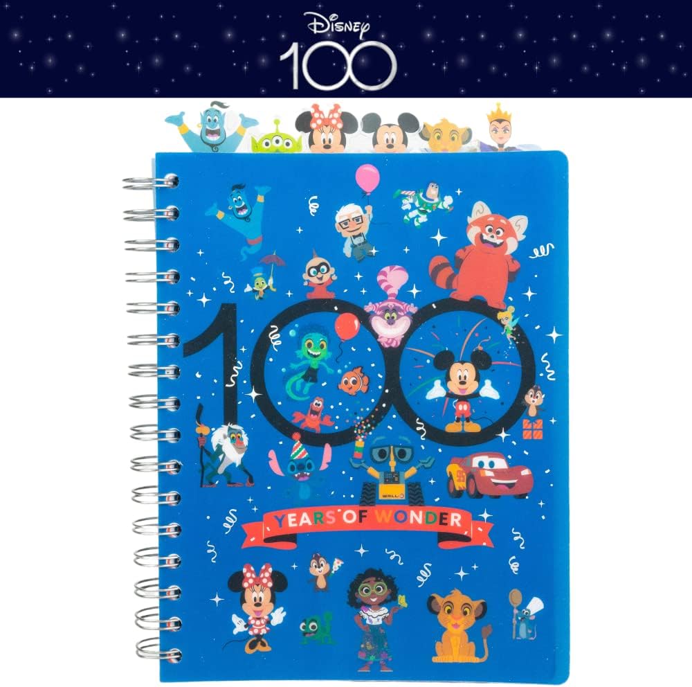 Cuaderno Disney 100 Años Con Separadores