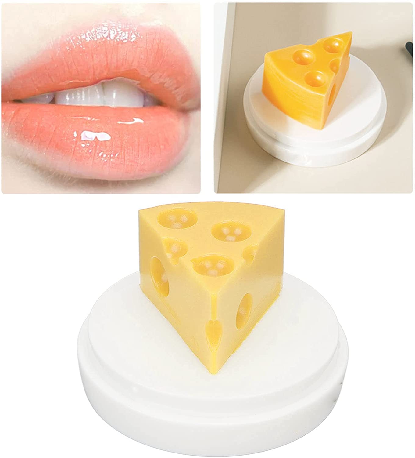 Balsamo Labial En Forma De Queso Con Brocha