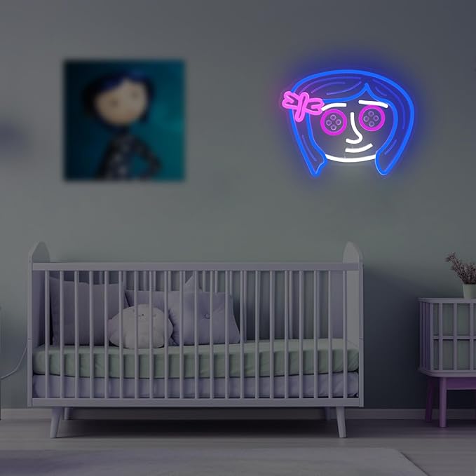 Coraline - Letrero Neón