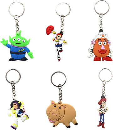 Toy Story Paquete De Llaveros 6 Piezas