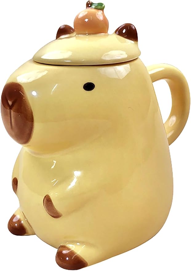 Taza Capybara con Tapa