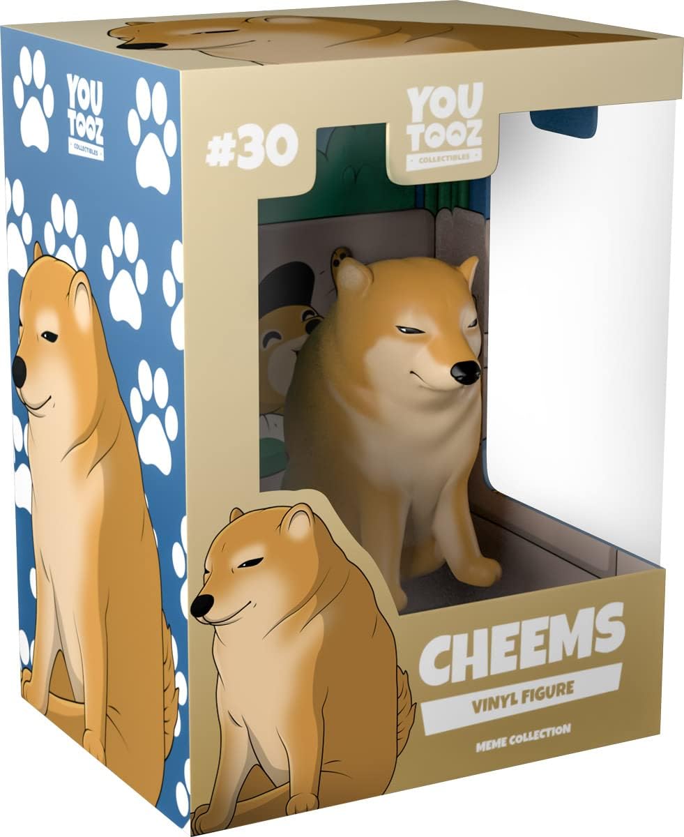 Cheems Figura Decorativa Cheems Doge Figura, 3.5 pulgadas