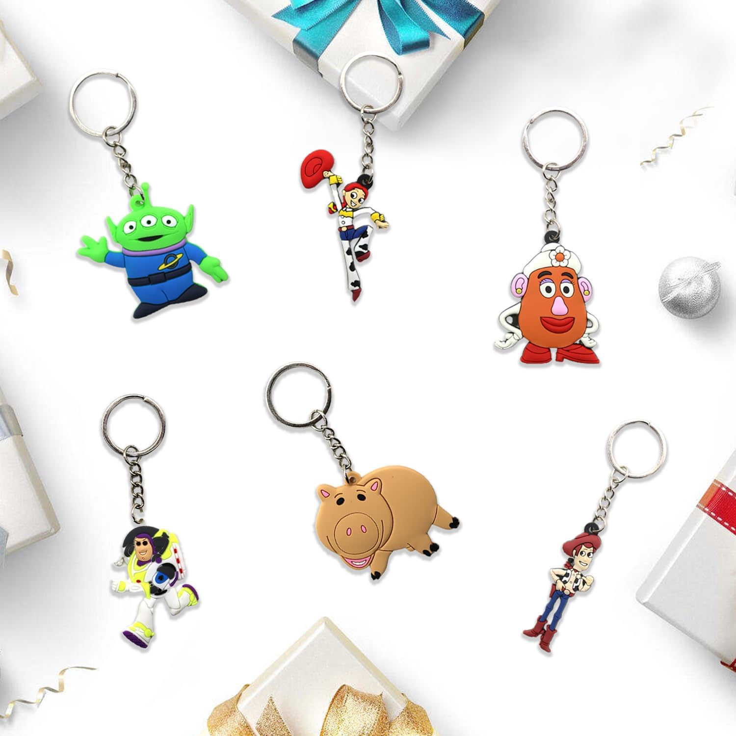 Toy Story Paquete De Llaveros 6 Piezas