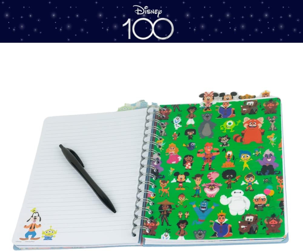 Cuaderno Disney 100 Años Con Separadores